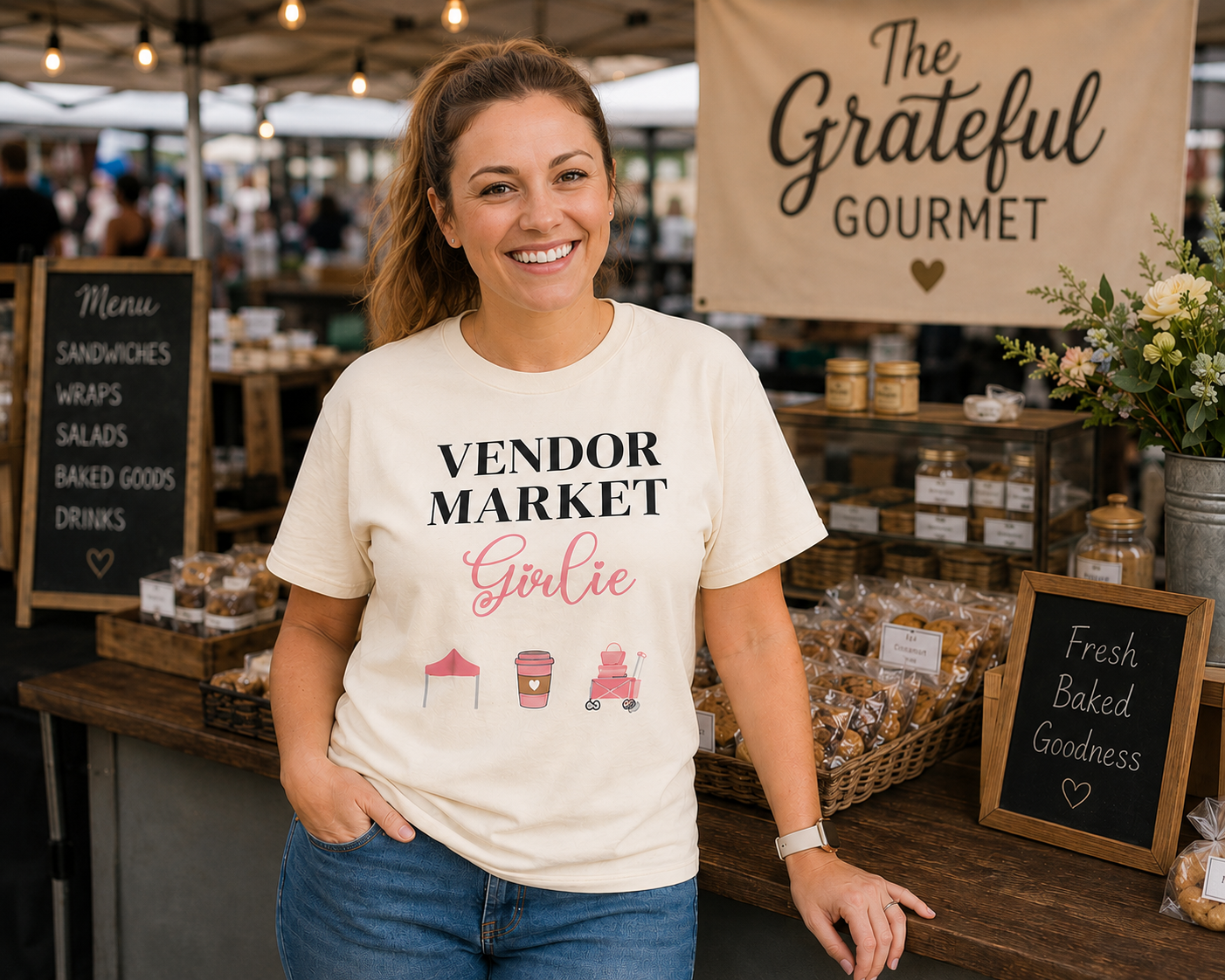 Vendor Market Girlie T-Shirt