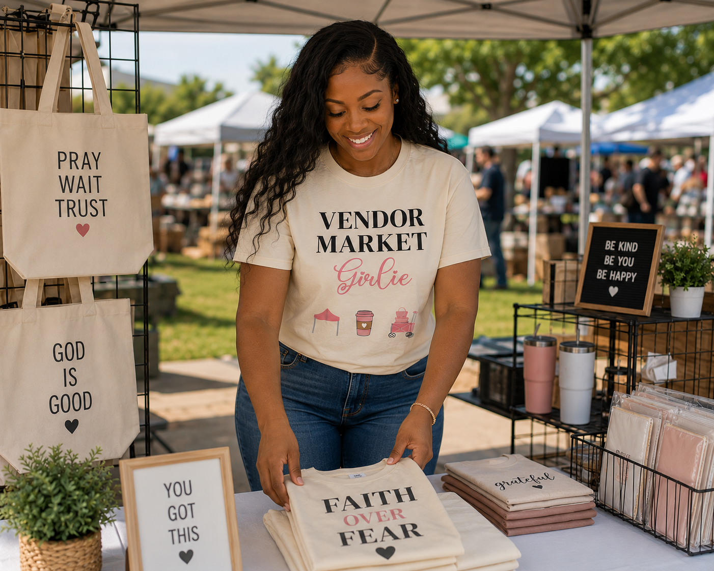 Vendor Market Girlie T-Shirt