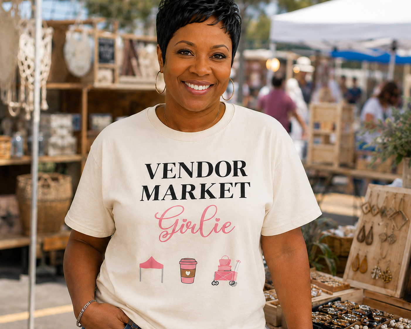Vendor Market Girlie T-Shirt