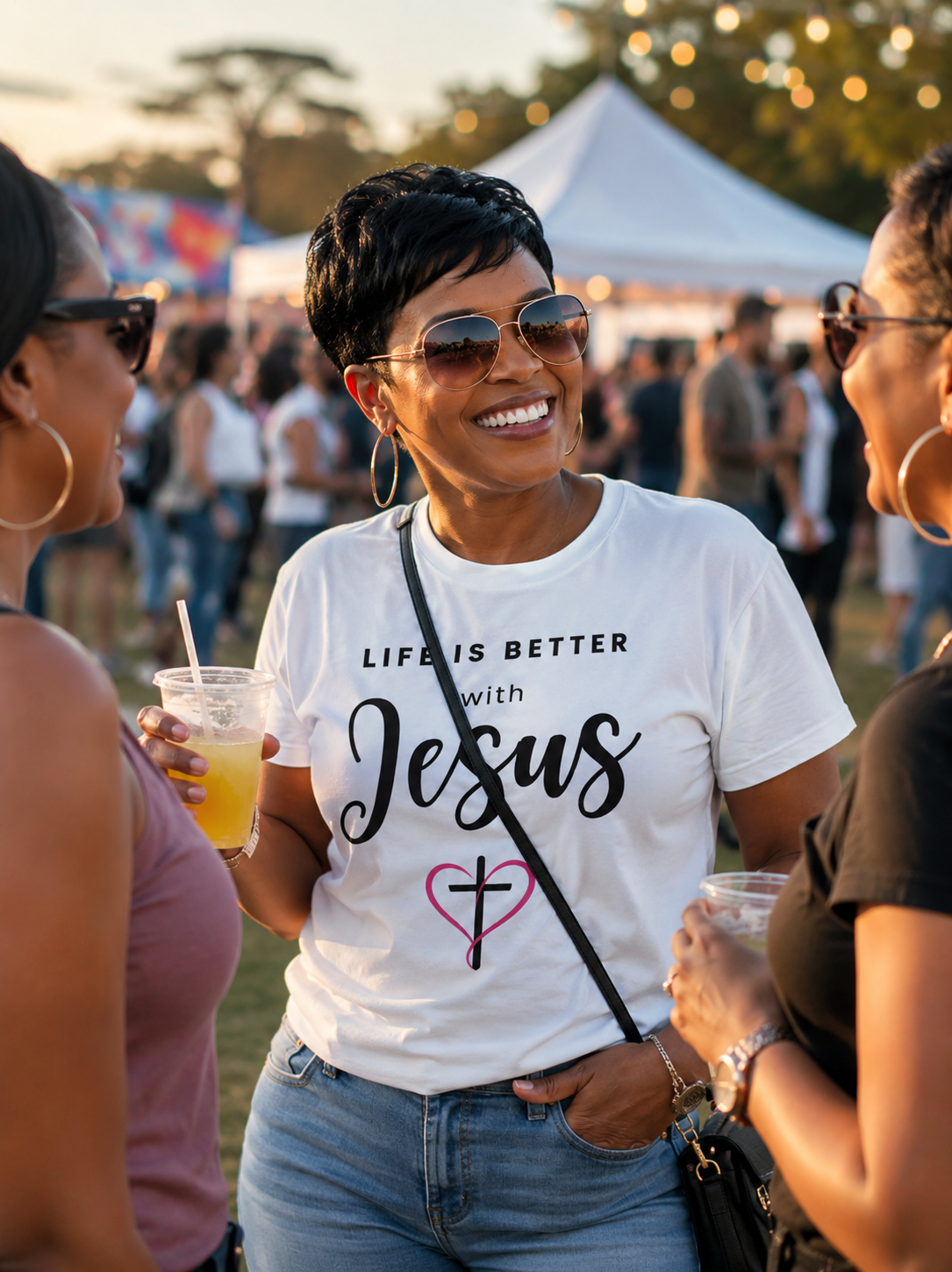 Life is Better with Jesus Tee