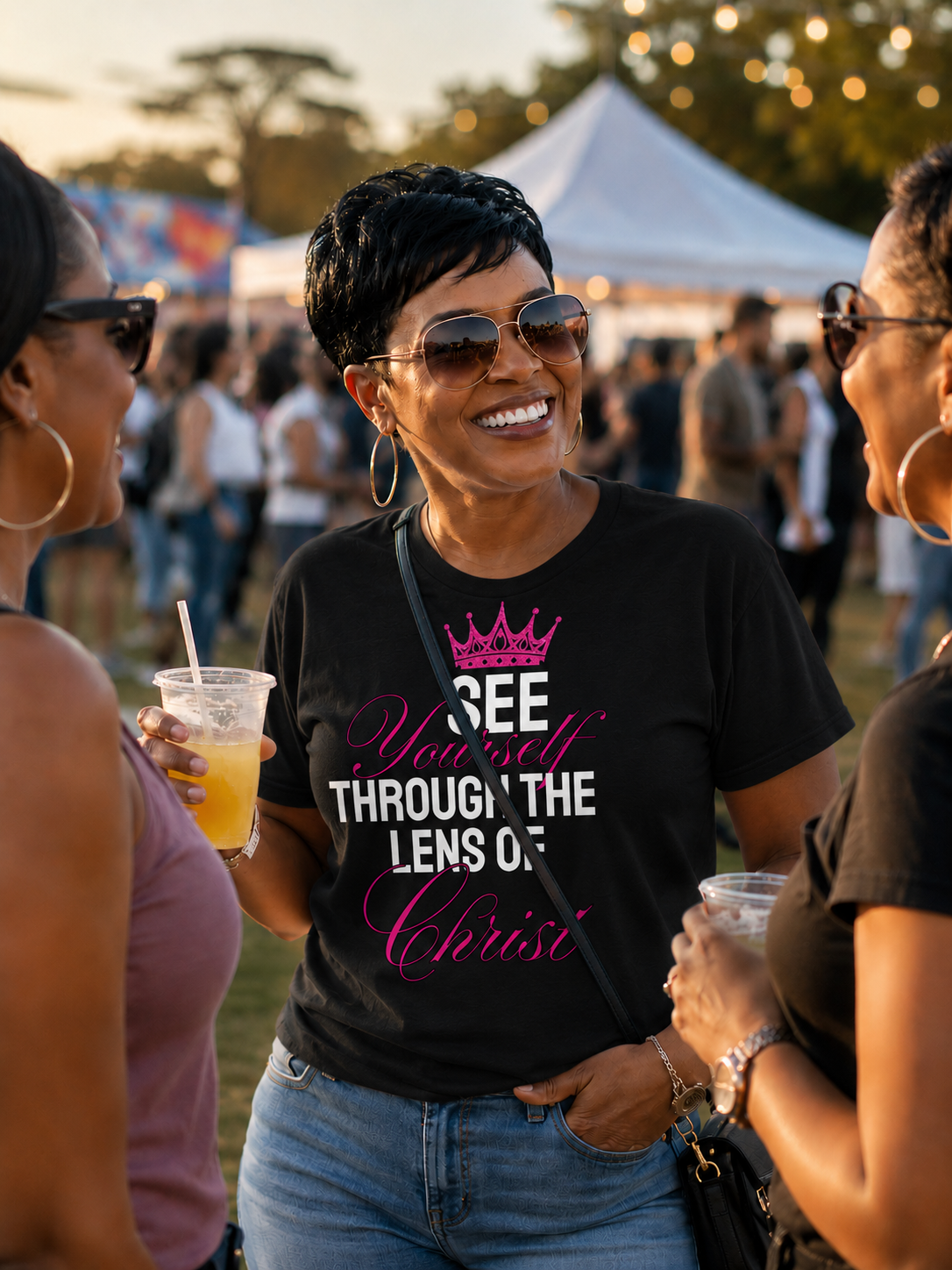 Pink Crown See Yourself Tee