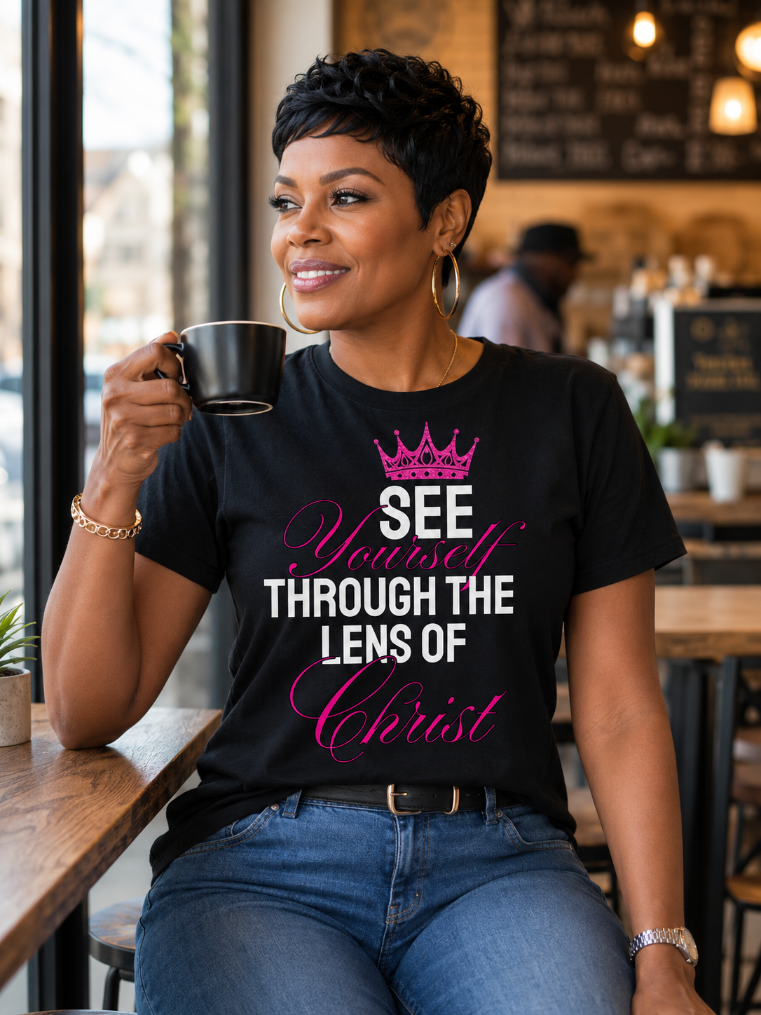 Pink Crown See Yourself Tee