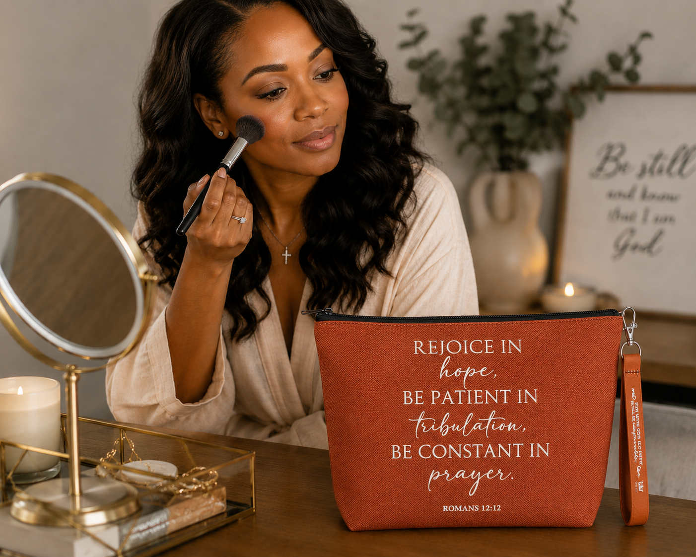 Rejoice in Hope Cosmetic Bag
